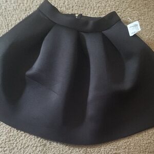Charlotte Russe Black Bubble Mini Skirt